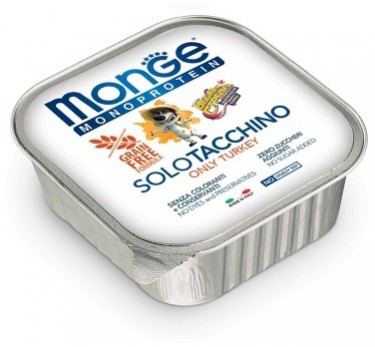 Monge Dog Monoprotein Solo B&S консервы для собак паштет из индейки 150г